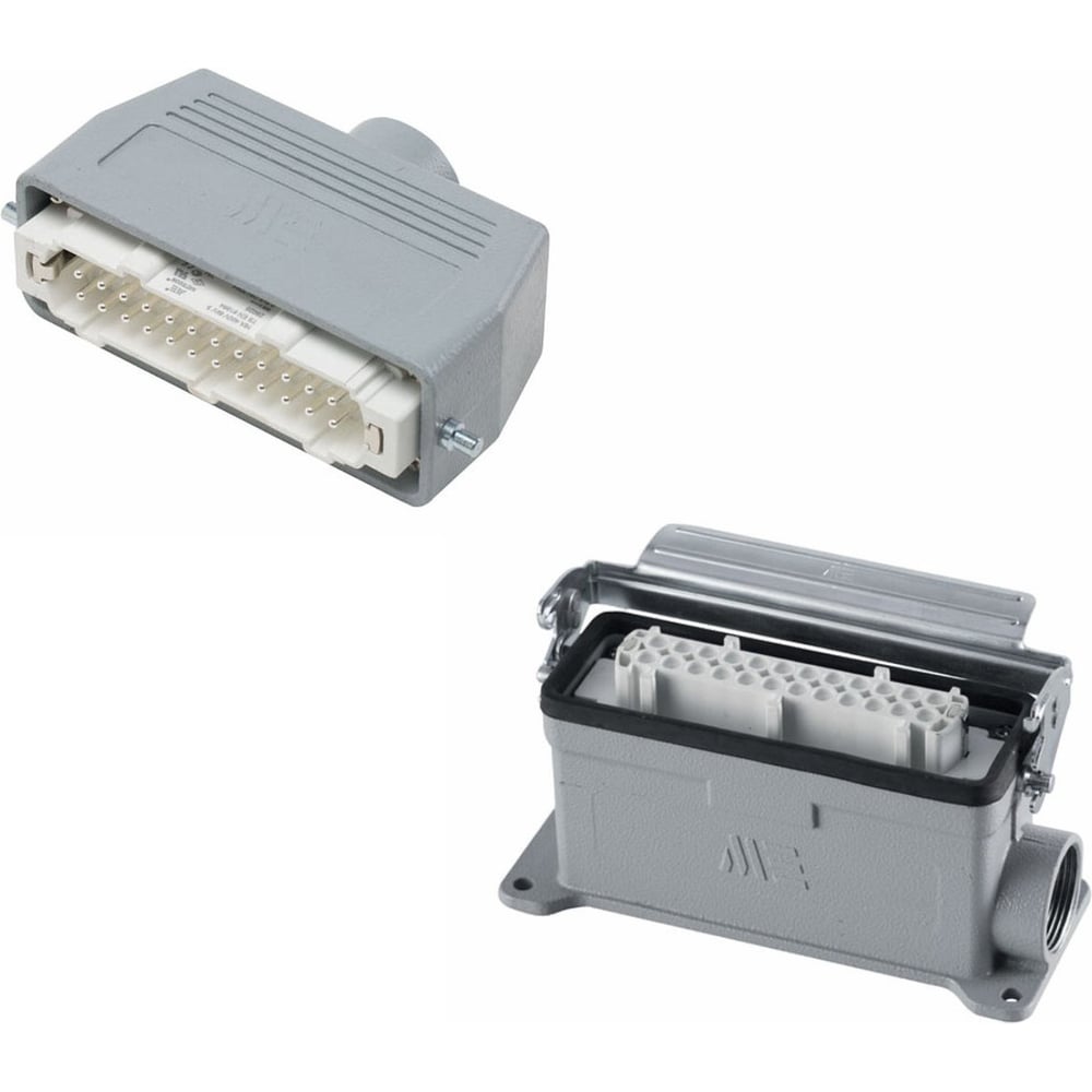 Изображение товара Промышленный прямоугольный разъем Mete Enerji H24E-BM-DF 24 контактов