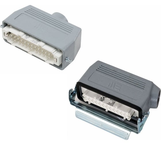 Изображение товара Прямоугольный промышленный разъем Mete Enerji комплект H24E-BM-AZF 685652K