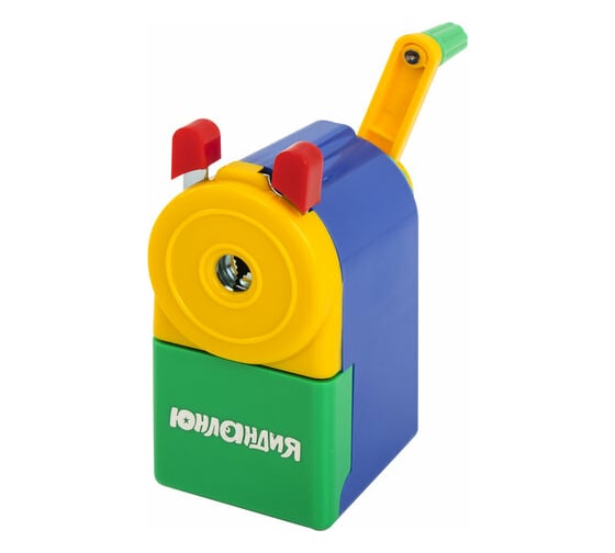 Изображение товара Механическая точилка для чернографитовых и цветных карандашей ЮНЛАНДИЯ Светофор, корпус многоцветный 228766