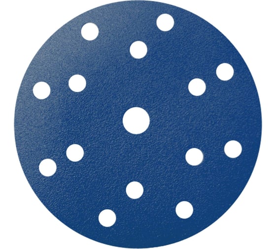 Изображение товара Круги абразивные под липучку 100 шт, 150 мм, P360, 15 отверстий Radex 558012
