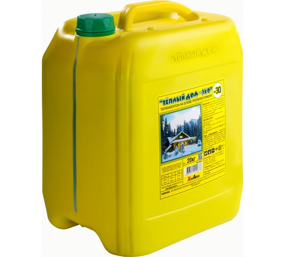 Изображение товара Теплоноситель Тёплый дом ЭКО 20 кг, до -30 градусов TDE20676