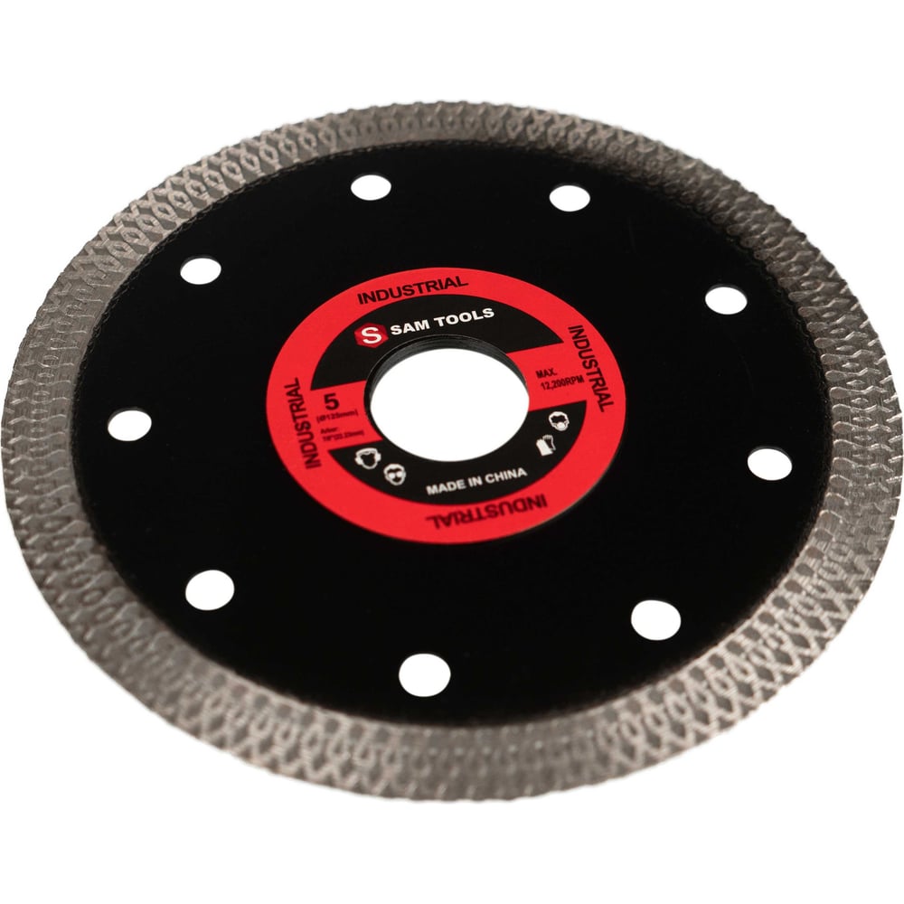 Изображение товара Отрезной диск SAMGRUPP по керамике 125x1,2x22,23 TURBO для камня и мрамора