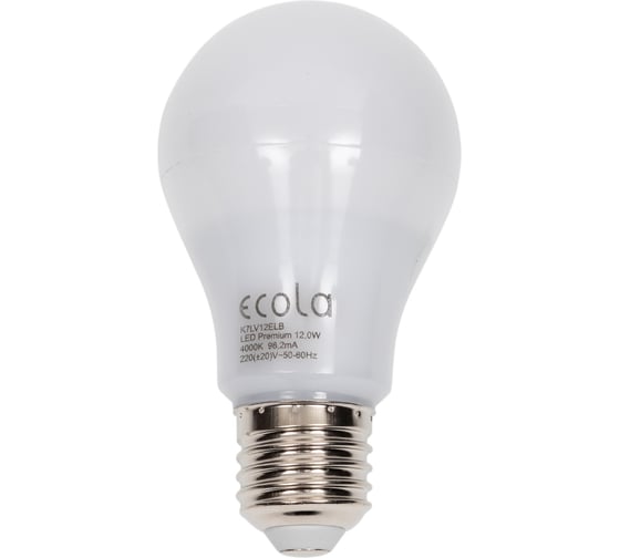 Изображение товара Светодиодная лампа Ecola classic LED Premium 12,0W A60 220-240V E27 4000K 360 композит 110x60 K7LV12ELB