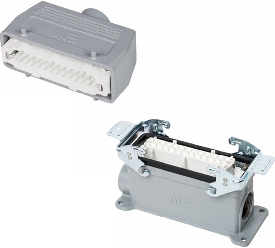 Изображение товара Прямоугольный промышленный разъем Mete Enerji комплект H24E-B2M-E2F 685658K