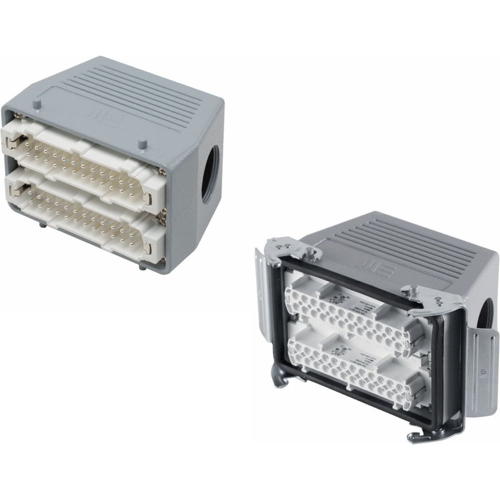 Изображение товара Промышленный прямоугольный разъем Mete Enerji H48E-A2M-A2ZF 48 контактов алюминий