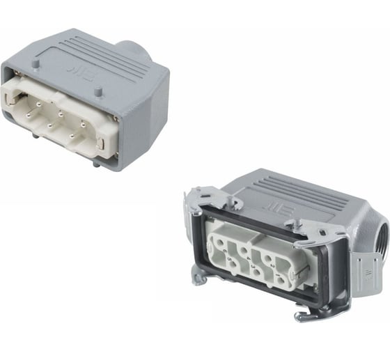 Изображение товара Прямоугольный промышленный разъем Mete Enerji комплект H6HSB-B2M-A2ZF 685708K