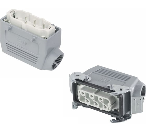 Изображение товара Прямоугольный промышленный разъем Mete Enerji комплект H6HSB-A2M-A2ZF 685707K