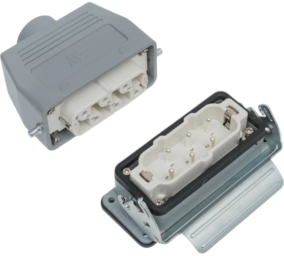 Изображение товара Прямоугольный промышленный разъем Mete Enerji комплект H6HSB-BM-CF 685684K