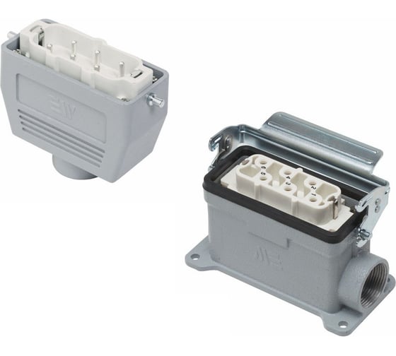 Изображение товара Прямоугольный промышленный разъем Mete Enerji комплект H6HSB-BM-DF 685688K