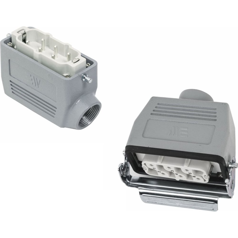 Изображение товара Прямоугольный промышленный разъем Mete Enerji комплект H6HSB-AM-BZF 685695K