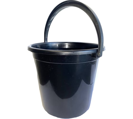 Изображение товара Хозяйственное ведро ООО Агростройлидер 12 л, черное САД-13.14