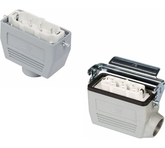 Изображение товара Прямоугольный промышленный разъем Mete Enerji комплект H6HSB-BM-AZF 685698K