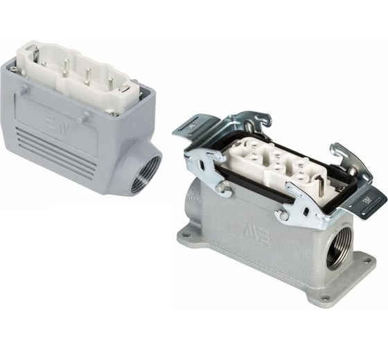 Изображение товара Прямоугольный промышленный разъем Mete Enerji комплект H6HSB-A2M-E2F 685703K