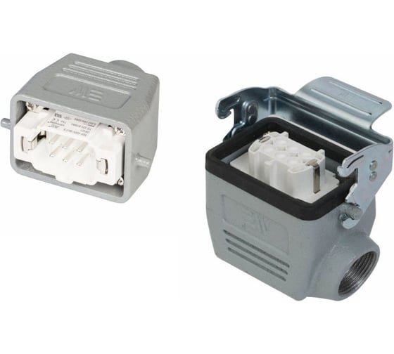 Изображение товара Прямоугольный промышленный разъем Mete Enerji комплект H6E-BM-AZF 685584K