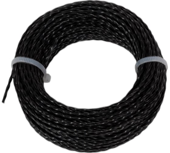 Изображение товара Леска для триммера 1.6 мм, 15 м, Скрученный квадрат 034-4043 ШАБАШКА 224843