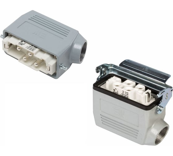 Изображение товара Прямоугольный промышленный разъем Mete Enerji комплект H4K-AM-AZF 685733K