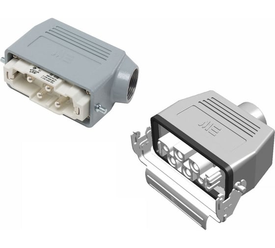 Изображение товара Прямоугольный промышленный разъем Mete Enerji комплект H4K-AM-BZF 685731K