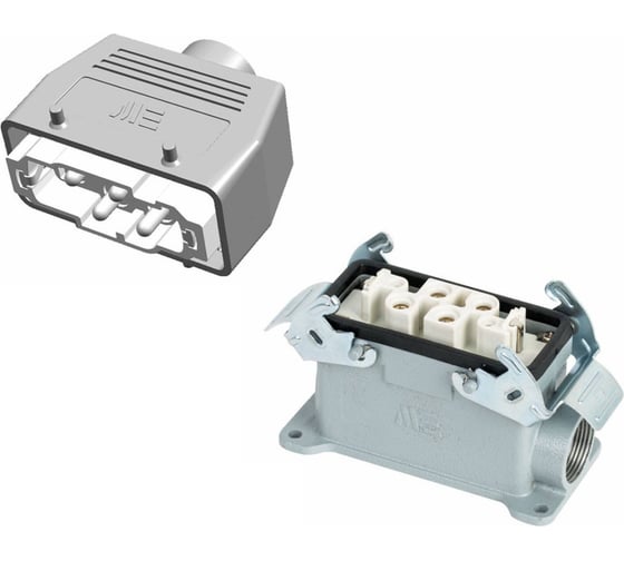 Изображение товара Прямоугольный промышленный разъем Mete Enerji комплект H4K-B2M-D2F 685738K