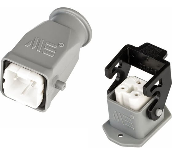 Изображение товара Прямоугольный промышленный разъем Mete Enerji комплект H3A-BPMS-CPFS 685528K