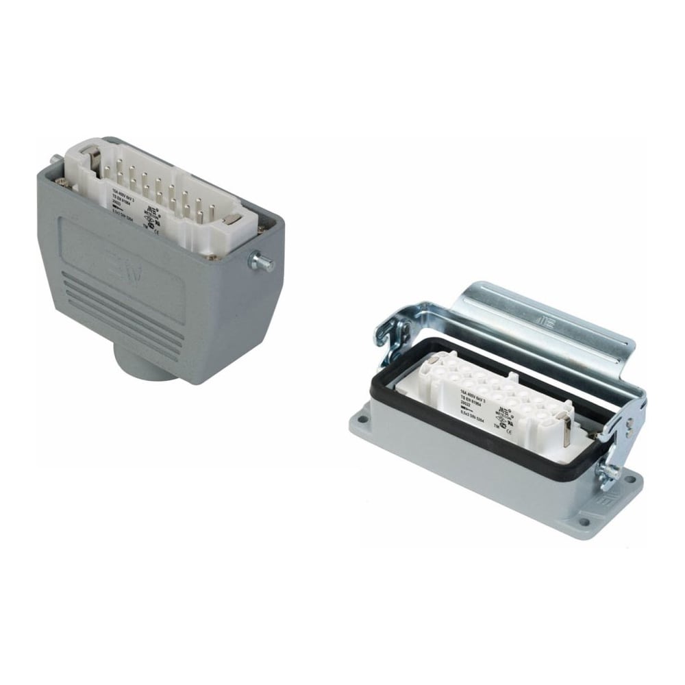 Изображение товара Промышленный разъем Mete Enerji H16E-BM-CF 16 контактный алюминий IP65