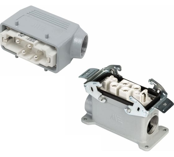 Изображение товара Прямоугольный промышленный разъем Mete Enerji комплект H4K-A2M-E2F 685739K