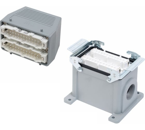 Изображение товара Прямоугольный промышленный разъем Mete Enerji комплект H48E-B2M-E2F 685678K