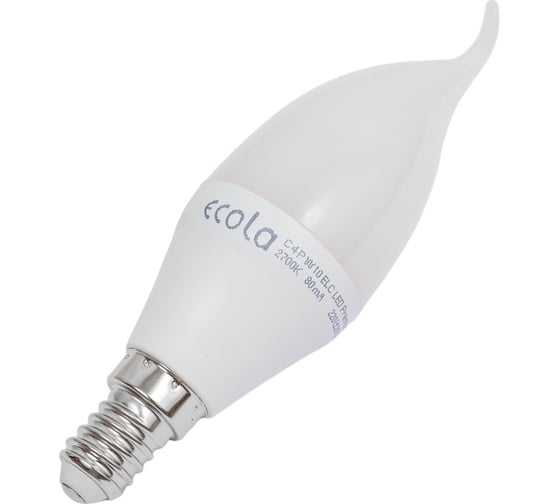 Изображение товара Светодиодная лампа Ecola candle LED Premium 10,0W 220V E14 2700K свеча на ветру композит 129x37 C4PW10ELC