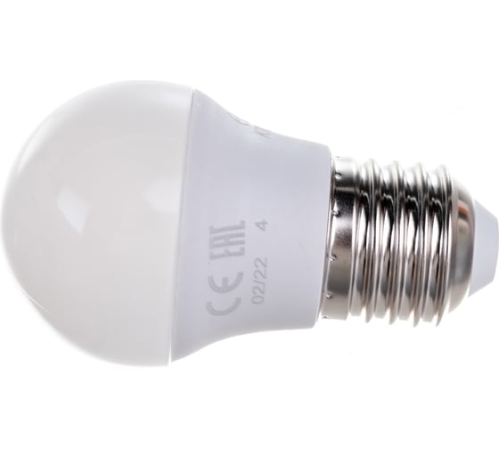 Изображение товара Светодиодная лампа Ecola globe LED Premium 8,0W G45 220V E27 2700K шар композит 78x45 K7QW80ELC