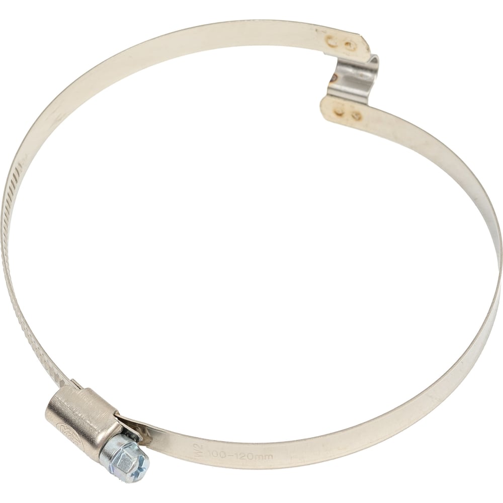 Изображение товара Хомут с мостиком MGF SPIRO 100-120 W2 левый из нержавеющей стали для воздуховодов