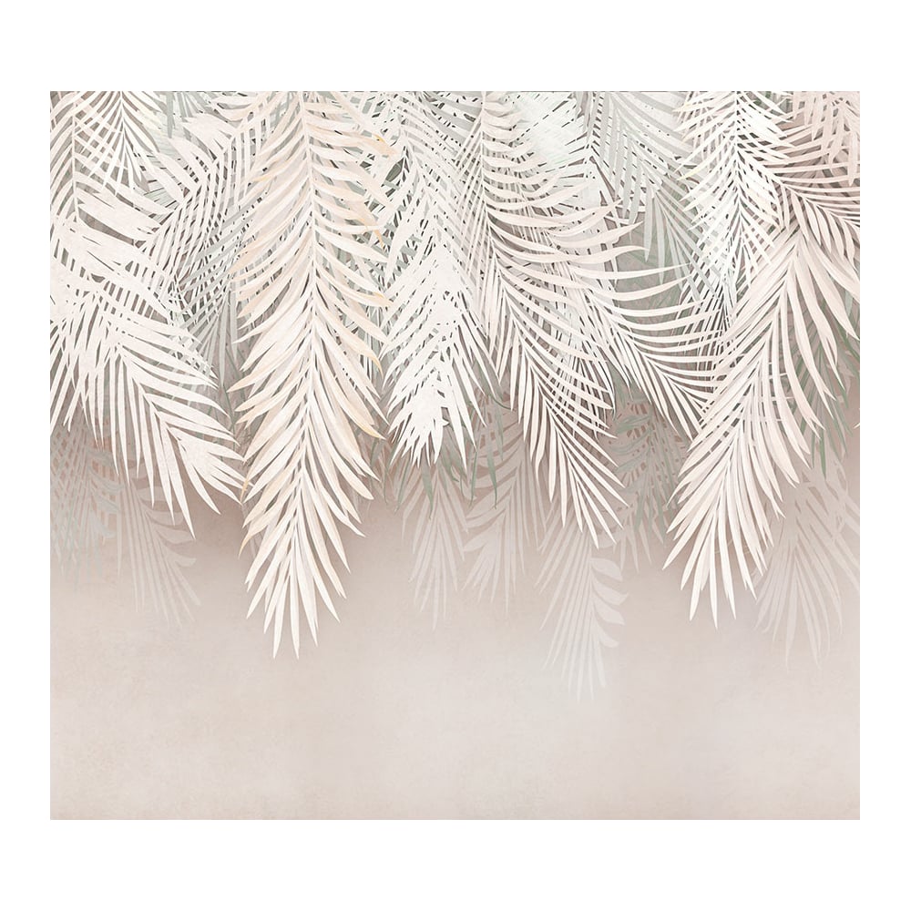 Флизелиновые фотообои Fotooboikin крючки декоративные дерево пальмовые листья и сердце 30х20 2х3 см