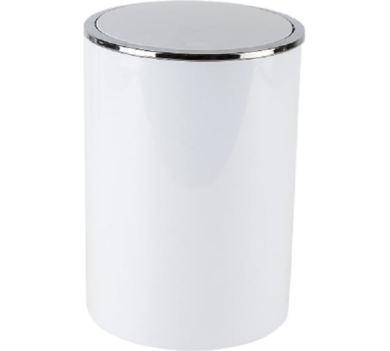 Изображение товара Урна с крышкой PRIMANOVA LENOX белая M-E35-01