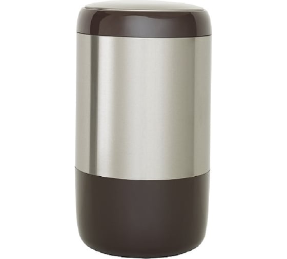 Изображение товара Урна для мусора PRIMANOVA LIMA с вращающейся крышкой, 20 л, коричневая, d=28.5, h=50.5 см M-E12-10