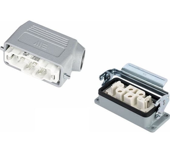 Изображение товара Прямоугольный промышленный разъем Mete Enerji комплект H6K-AM-CF 685745K