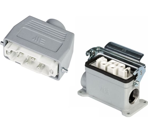 Изображение товара Прямоугольный промышленный разъем Mete Enerji комплект H6K-BM-EF 685754K