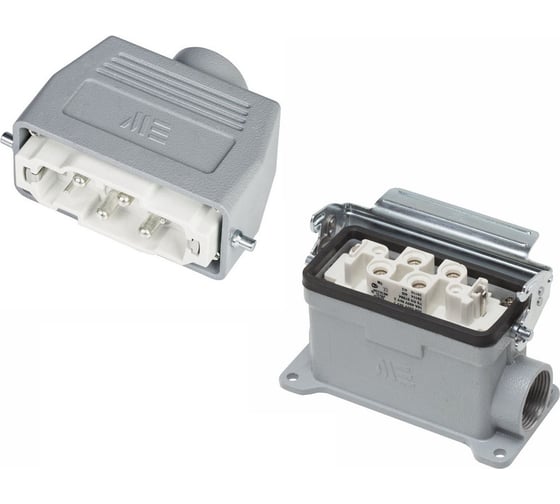 Изображение товара Прямоугольный промышленный разъем Mete Enerji комплект H6K-BM-DF 685750K