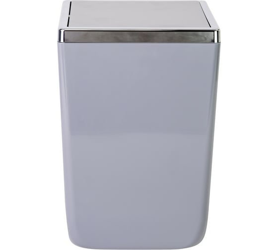 Изображение товара Урна с крышкой PRIMANOVA TOSKANA серый, 6 л, пластик M-SA05-07