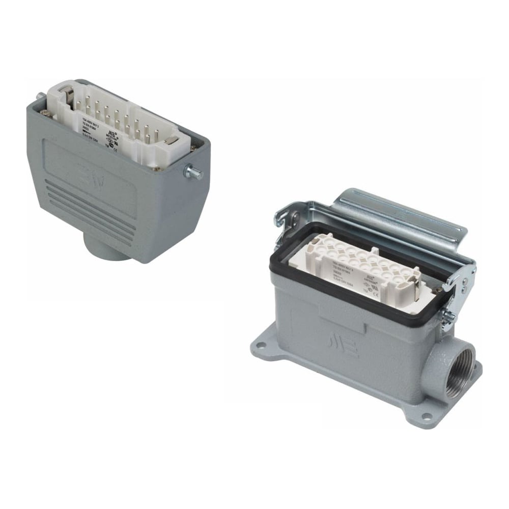 Изображение товара Прямоугольный промышленный разъем Mete Enerji комплект H16E-BM-DF 685616K