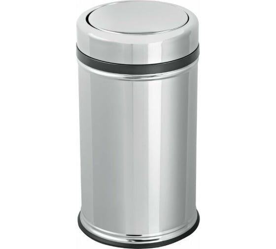 Изображение товара Стальная урна PRIMANOVA с вращающейся крышкой 11 л, h=38 см, D=20.5 см D-20593