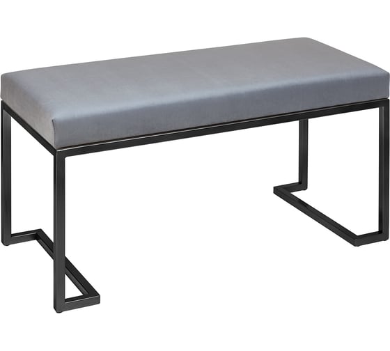 Изображение товара Банкетка GreenWeen OMEGA MINI Light Blue черная GW-OMEGAMINI-LB-850B