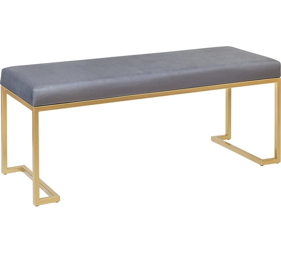 Изображение товара Банкетка GreenWeen OMEGA Light Blue золотая GW-OMEGA-LB-110G