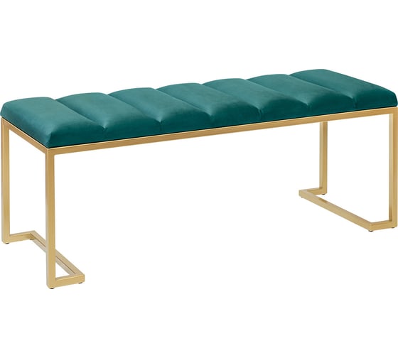 Изображение товара Банкетка GreenWeen OMEGA Nefrit, Bulon золотая GW-OMEGA-NF-110G-BL