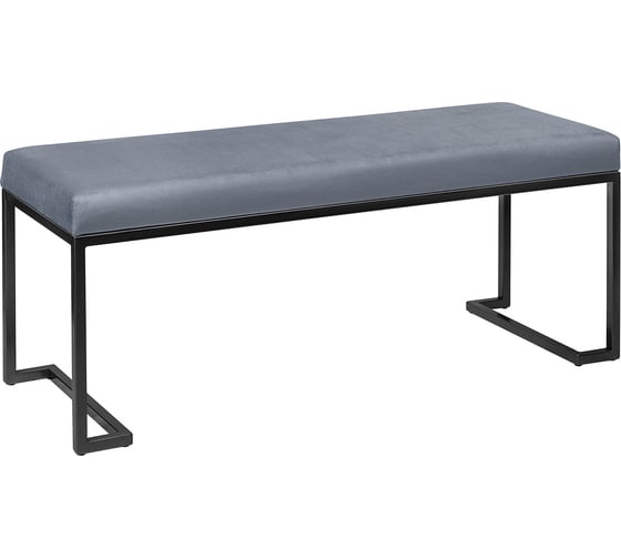 Изображение товара Банкетка GreenWeen OMEGA Light Blue черная GW-OMEGA-LB-110B