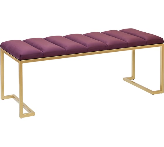 Изображение товара Банкетка GreenWeen OMEGA Marsala, Bulon золотая GW-OMEGA-MARS-110G-BL