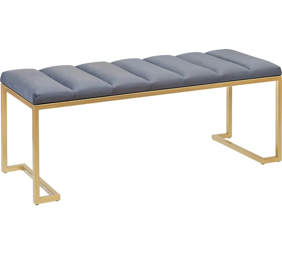 Изображение товара Банкетка GreenWeen OMEGA Light Blue, Bulon золотая GW-OMEGA-LB-110G-BL