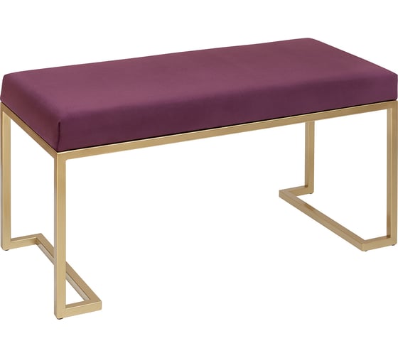 Изображение товара Банкетка GreenWeen OMEGA MINI Marsala золотая GW-OMEGAMINI-MARS-850G