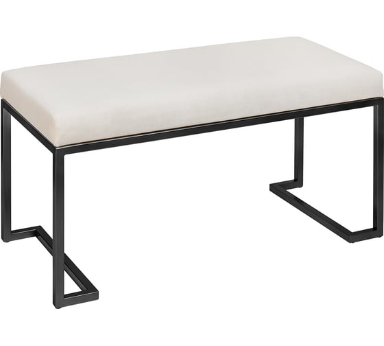 Изображение товара Банкетка GreenWeen OMEGA MINI Ivory черная GW-OMEGAMINI-Ivory-850B