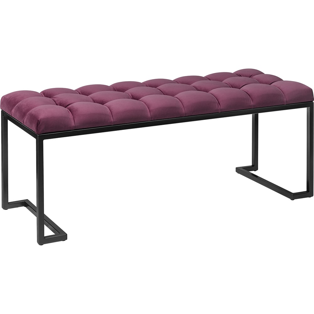 Изображение товара Банкетка GreenWeen OMEGA Marsala, каретная стяжка черная GW-OMEGA-MARS-110B-K