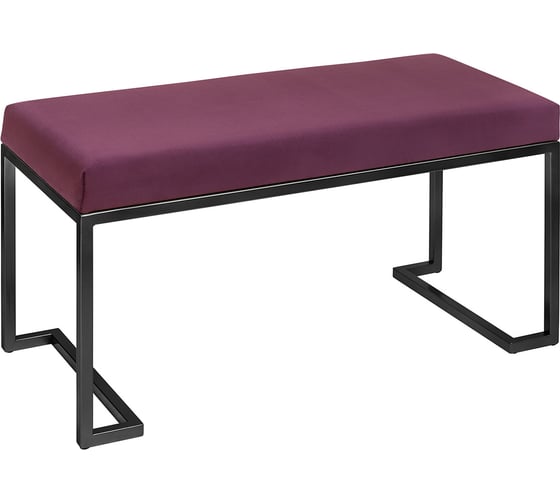 Изображение товара Банкетка GreenWeen OMEGA MINI Marsala черная GW-OMEGAMINI-MARS-850B