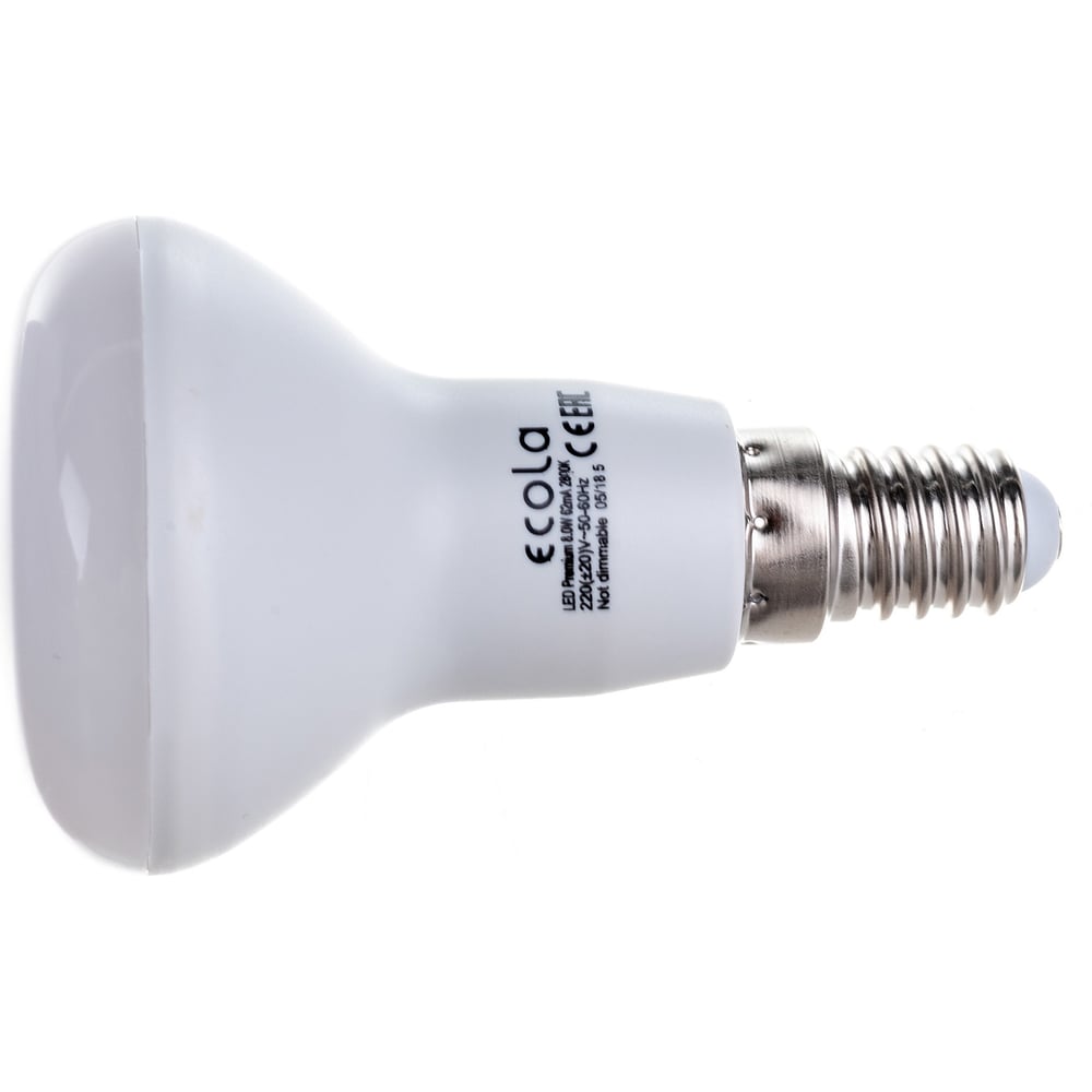 Изображение товара Светодиодная лампа Ecola Reflector R50 8W E14 теплый белый 2800K