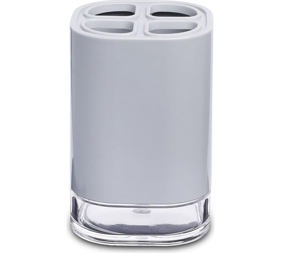 Изображение товара Стакан для зубной пасты PRIMANOVA KLAR серый, пластик D-20612